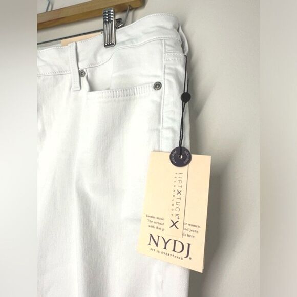 NWT NYDJ Joni capri Relaxed Optic White Women's sz 18 White Cool Embrace spring - Picture 4 of 16